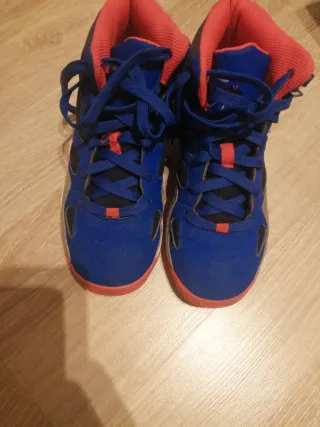 Zapatillas Baloncesto Niños Azul/Rojo