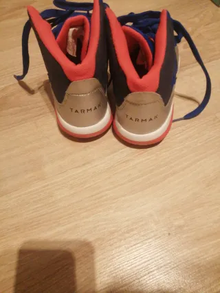 Zapatillas Baloncesto Niños Azul/Rojo