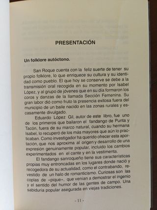 El fandango de punta y tacón de San Roque