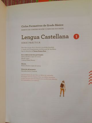 Libro lengua castellana
