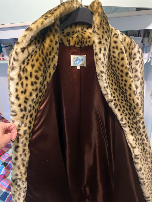 Pelliccia sintetica leopardata