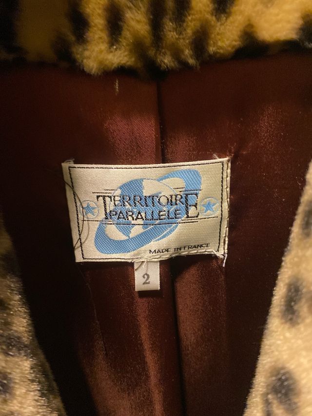 Pelliccia sintetica leopardata