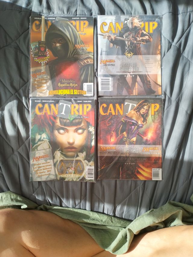 Pack 4 Revistas Cantrip Magic: The Gathering