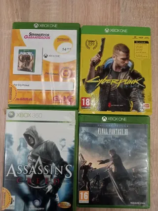 Lote 4 Videojuegos Xbox One y 360