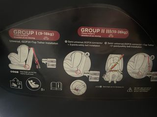Silla de coche infantil en buen estado