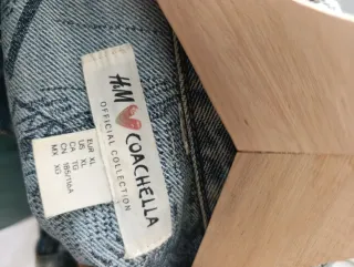 Chaqueta tejana H&M Coachella XL