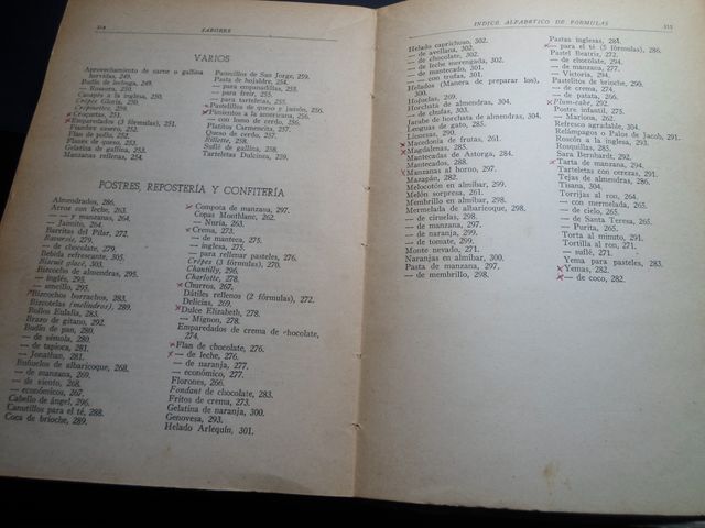 Libro Cocina Antiguo Sabores 1952 Ilustrado