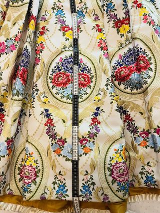 Traje de Fallera Mayor con dos corpiños y zapatos
