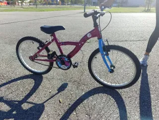 Bicicleta niña 20 morada