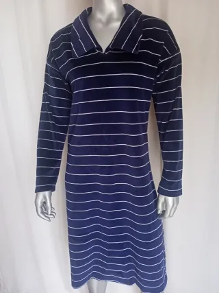 Vestido rayas azul y blanco