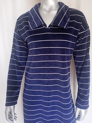 Vestido rayas azul y blanco