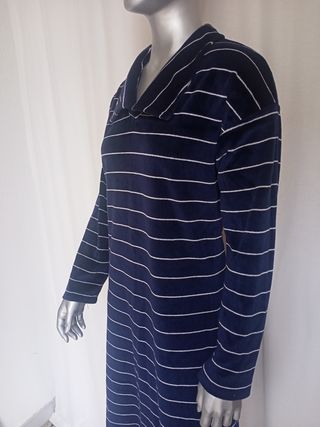 Vestido rayas azul y blanco