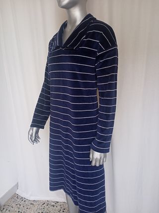Vestido rayas azul y blanco