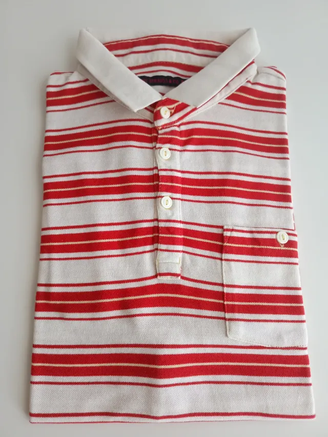 Polo Levi's Rayas Rojas Talla M