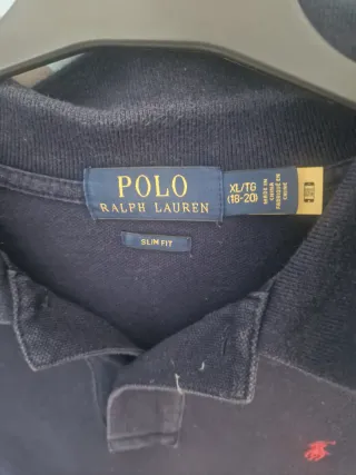 Polo Ralph Lauren Manga Larga Azul XL