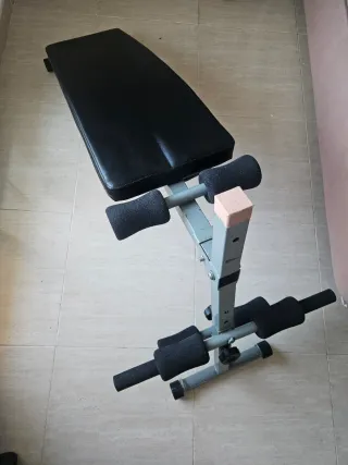 Banco de musculación negro