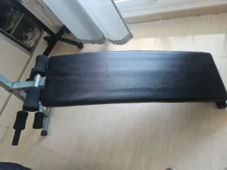 Banco de musculación negro