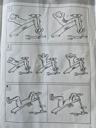 Banco de musculación negro