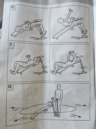 Banco de musculación negro