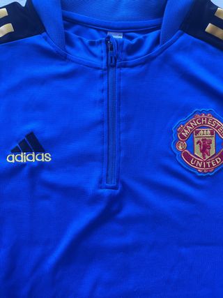 Chándal Manchester United Adidas Azul/Negro