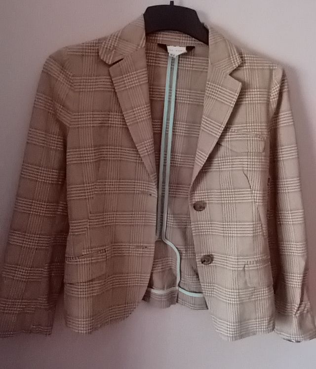 Americana cuadros Zara Woman Talla S