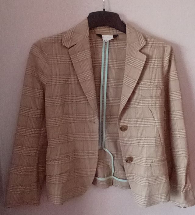 Americana cuadros Zara Woman Talla S