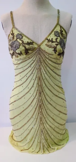 Mini vestido Aftershock London talla M.seda.