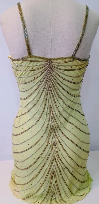 Mini vestido Aftershock London talla M.seda.