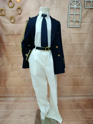 Traje de comunión azul marino