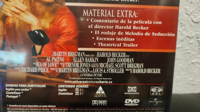 DVD Melodía de Seducción Al Pacino