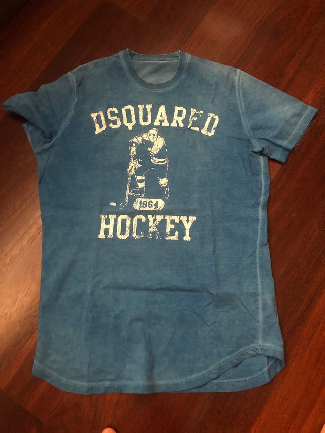 Camiseta DSQUARED2 Hockey 1964 Azul