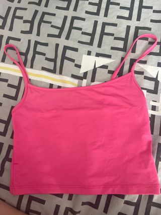 Top rosa Bershka tirantes