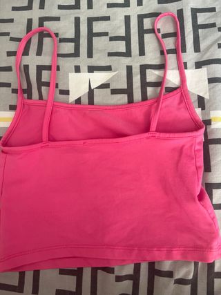 Top rosa Bershka tirantes