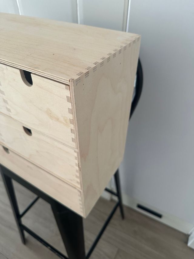 Mini cassettiera Ikea in pino 6 cassetti