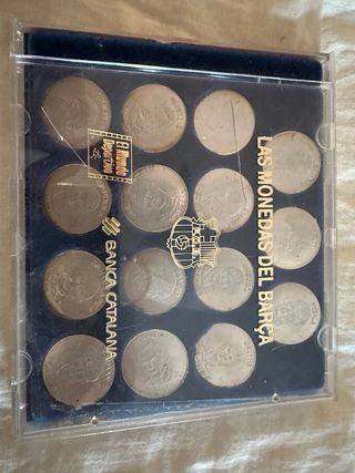 colección monedas del Barça