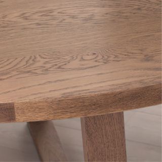 Mesa comedor redonda marrón Ikea MÖRBYLÅNGA