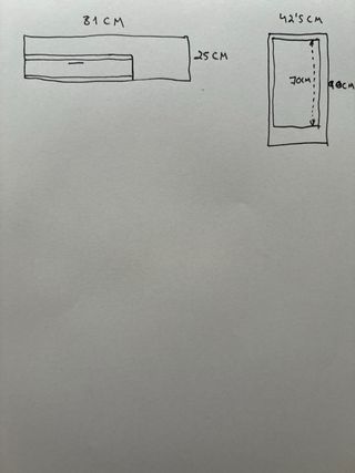Mueble de entrada+espejo