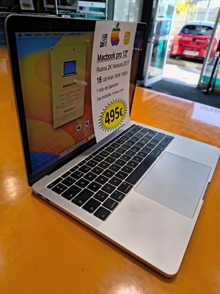 MacBook Pro i7 16GB RAM 2017 128GB
