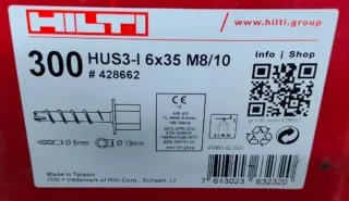 Taco/Anclajes Hilti HUS3-I 6x35 M8/10