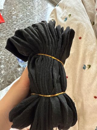8 pares calcetines negros nuevos