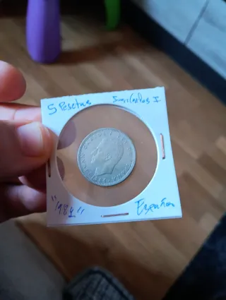 Moneda de colección 5pesetas1984