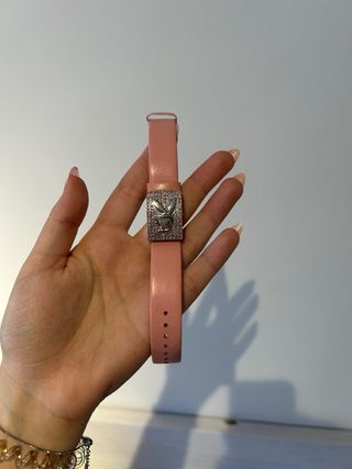 Reloj Playboy Rosa y Plateado