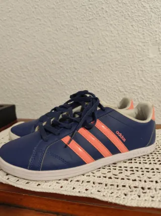 Zapatillas Adidas Azul y Rosa