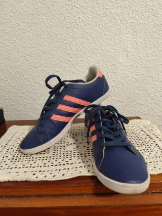 Zapatillas Adidas Azul y Rosa