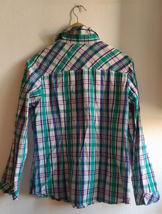 Camisa de cuadros de mujer