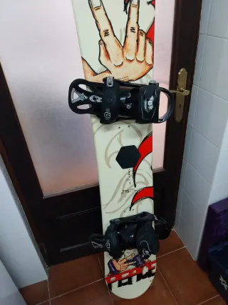 Tabla Snowboard + Fijaciones Burton