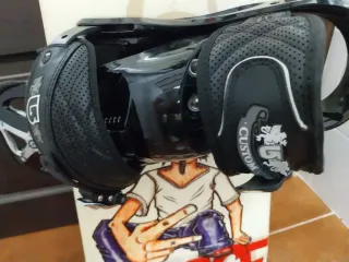 Tabla Snowboard + Fijaciones Burton