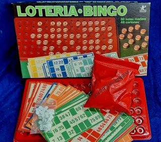 Lotería Bingo Juego Marca Borrás Años 80 Nuevo