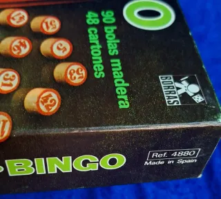 Lotería Bingo Juego Marca Borrás Años 80 Nuevo