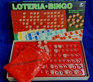 Lotería Bingo Juego Marca Borrás Años 80 Nuevo